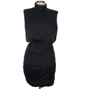 Ramy Brook Ruched Sleeveless Cocktail Dress